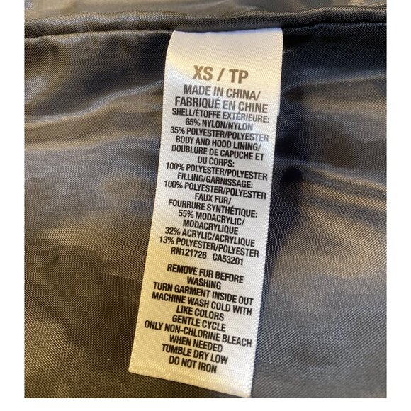 Aeropostale Gray Hooded Puffer Vest - Size XS - Picture 10 of 11